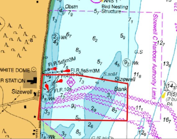 SZC Marine Fishing & Recreation Zone map